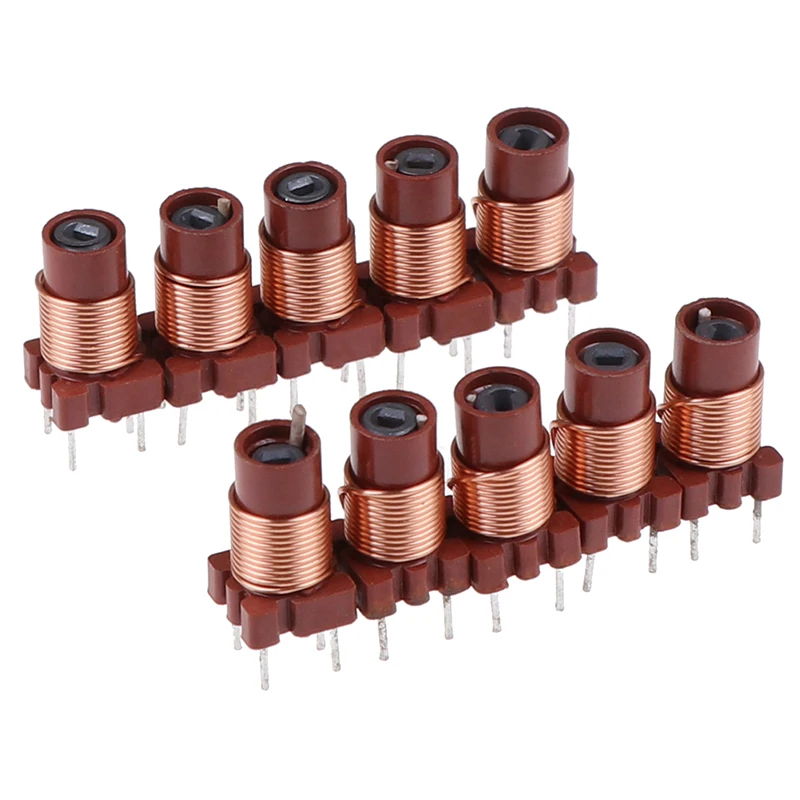12T 0.6uh-1.7uh Adjustable High-Frequency Ferrite Core Inductor 10pcs power inductor fixed inductor smd inductor