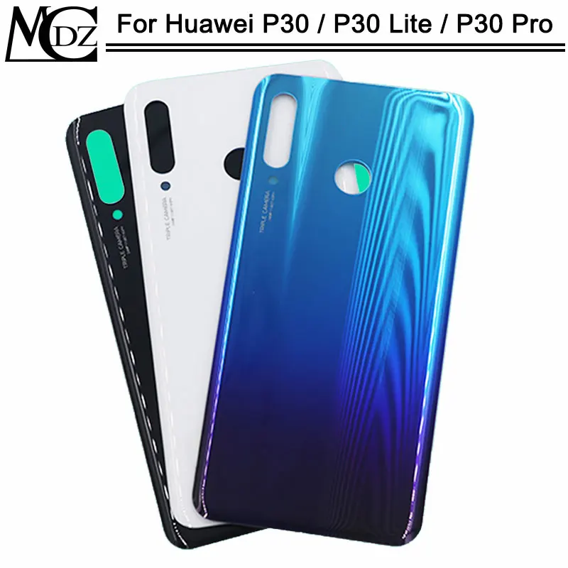 P30 Lite аккумулятор задняя крышка для huawei P30/P30 Lite/P30 Pro крышка батареи Задняя стеклянная дверная панель Корпус чехол