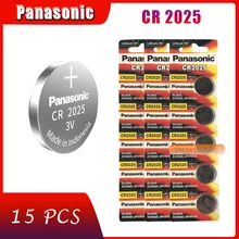 15 х аккумулятор для PANASONIC cr2025 3 в кнопочные батарейки для часов компьютера cr 2025