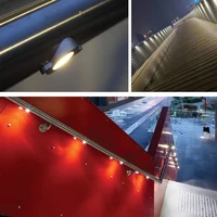 Outdoor 1W LED Handrail Light Waterproof IP65 Tube Lamp 12V 30mm Cut Hole Recessed Spotlight Road Bridge Railings Lighting 2