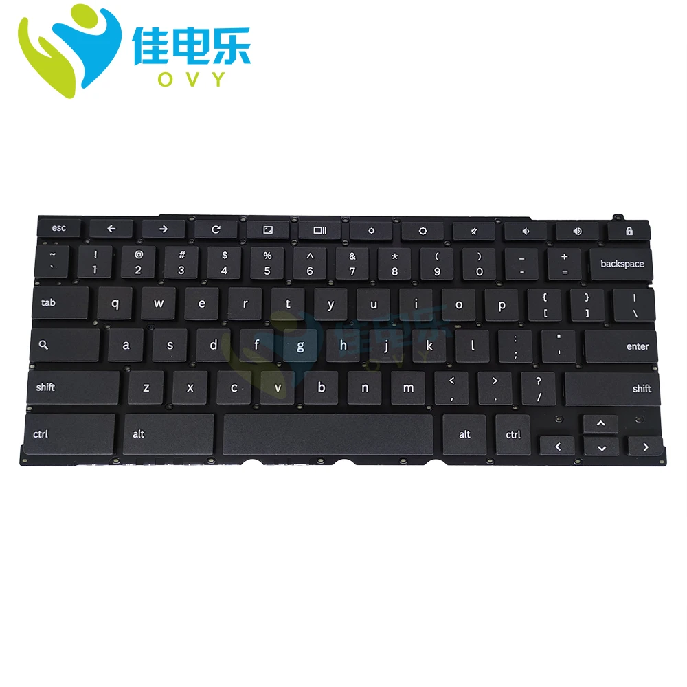 Inglês Teclado para Notebook Samsung Chromebook Xe521qab Xe521qab-k01us Eua Teclados Notebook Brand Novidades Ba5904281a Ssm17l5 us - Imagem 2