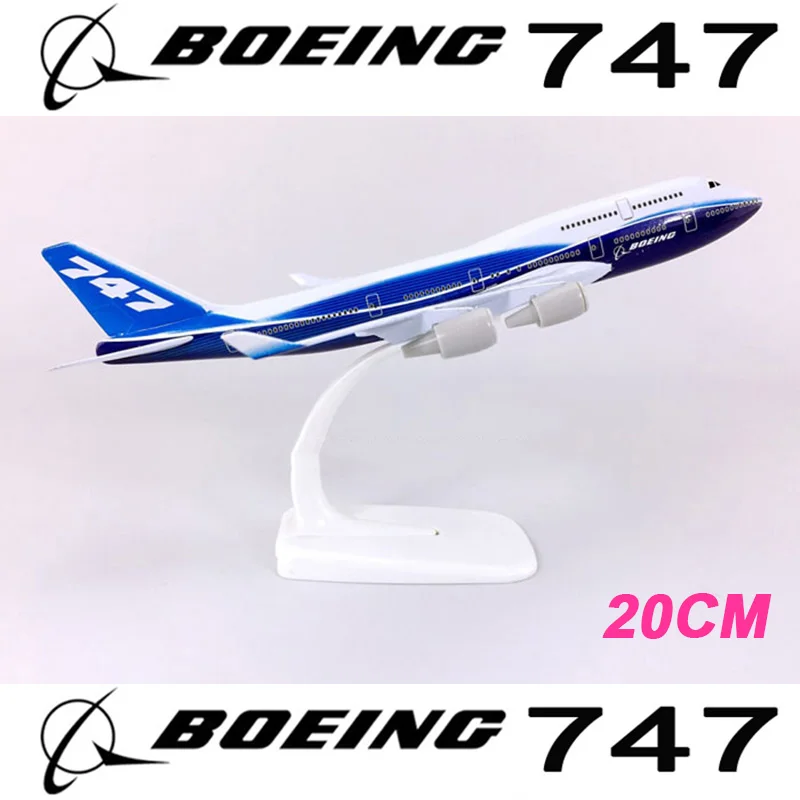 20 см 1/300 масштаб Boeing 747 airlines модель коллекционная игрушка дисплей самолет B-787 самолет коллекция дети Дети подарок дисплей