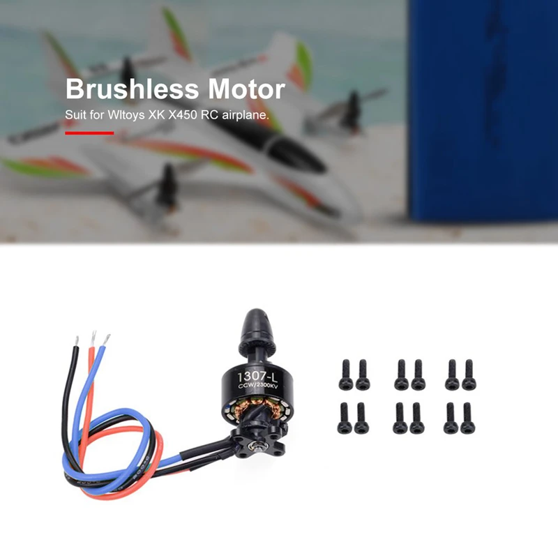 

SUPRASS HOBBY RC Brushless Motor 1307 2300KV CCW/KV2300 CW/2000KV CWKV2000 2S-3S for X450 RC Airplane Aircraft Drone Spare Parts