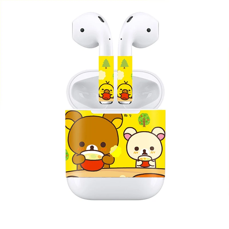 

Vinyl Skin Stickers Pegatinas Adesivo Airpods sticker Compatible for Apple Airpods Earbud and Charging Box