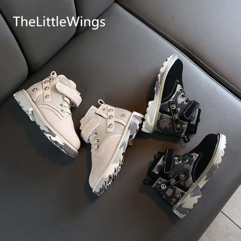 

Children's Martin Boots Fall 2019 New Korean Version of Low Help Girls'Soft Boy genuine leather Boots 1-3-4-15 Years Old