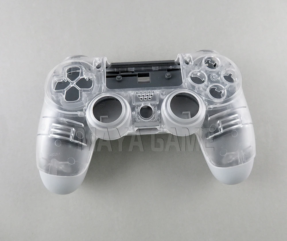 10 компл./лот корпус Чехол держатель без кнопок для Playstation 4 Pro PS4 Pro контроллер JDS 040 JDM-040 - Цвет: clear white
