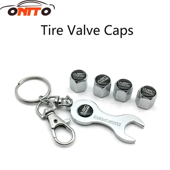 

4Pcs/Set Car Tire Valve Caps Dust Cover Wheel Tyre Air Valve Caps for WRC Carolla Camry Reiz Sienna prius Land Cruiser Rav4