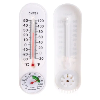 

1Pcs Wall-mounted Household Greenhouse Animal Husbandry Temperature Humidity Meter Hygrometer Large Indoor Breeding Thermometer