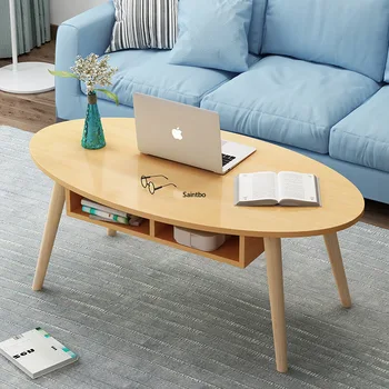 

Northern Europe coffee table simple modern small household living room sofa side table home bedroom small round table
