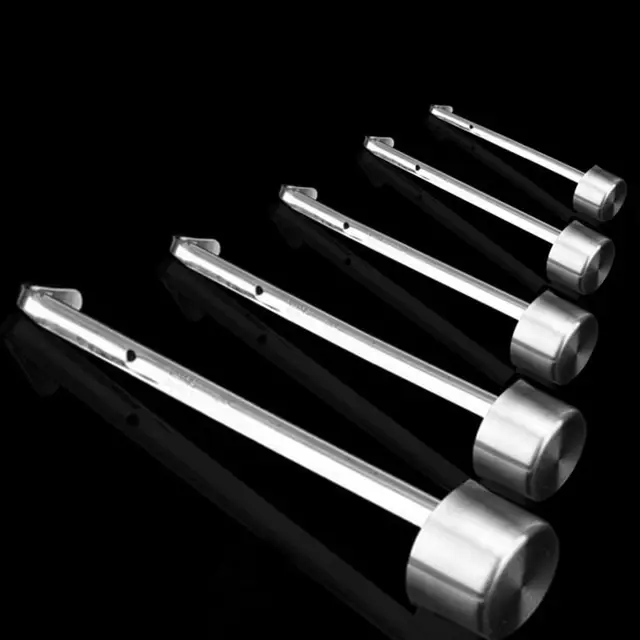 1 Százalék Rozsdamentes Acél Bormérés Csésze Konyhai Rúd Mérőszerszámok Szállító Olaj Kávéfőző Kanál Horoggal