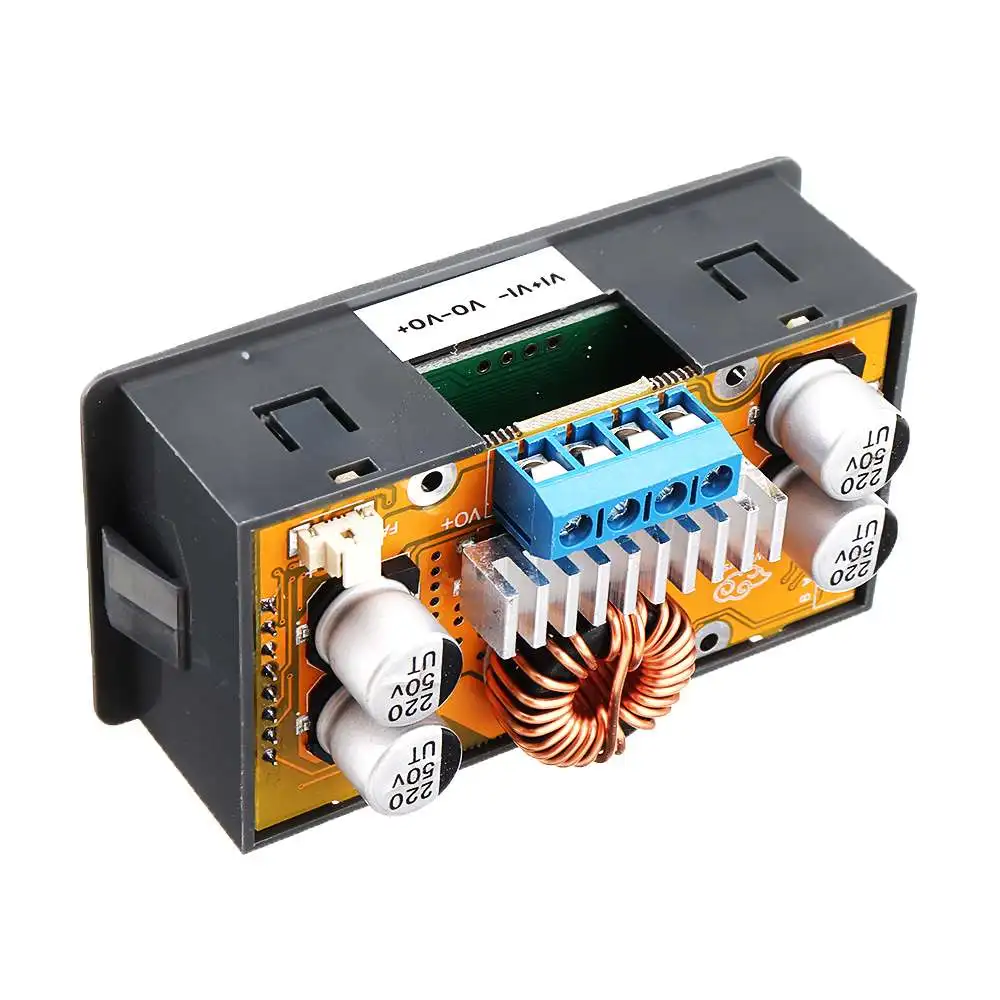 5A 160W dc-dc 6-32V до 0-32V lcd Цифровой Регулируемый понижающий блок питания регулятор напряжения Модуль преобразователя с вентилятором