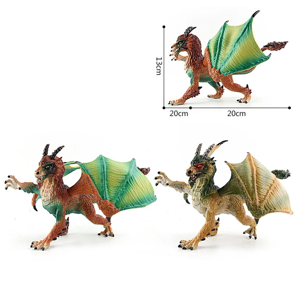1 шт. реалистичные летающие мутанты драконы фигурка животного ПВХ кукла детская игрушка коллекционная