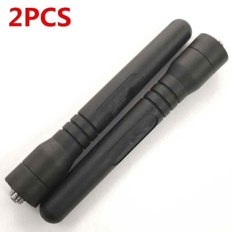 Черный 2 шт. для MAG one A8 A6 GP328 GP338 GP3688 короткая антенна U секция рации 9 см - Цвет: Черный