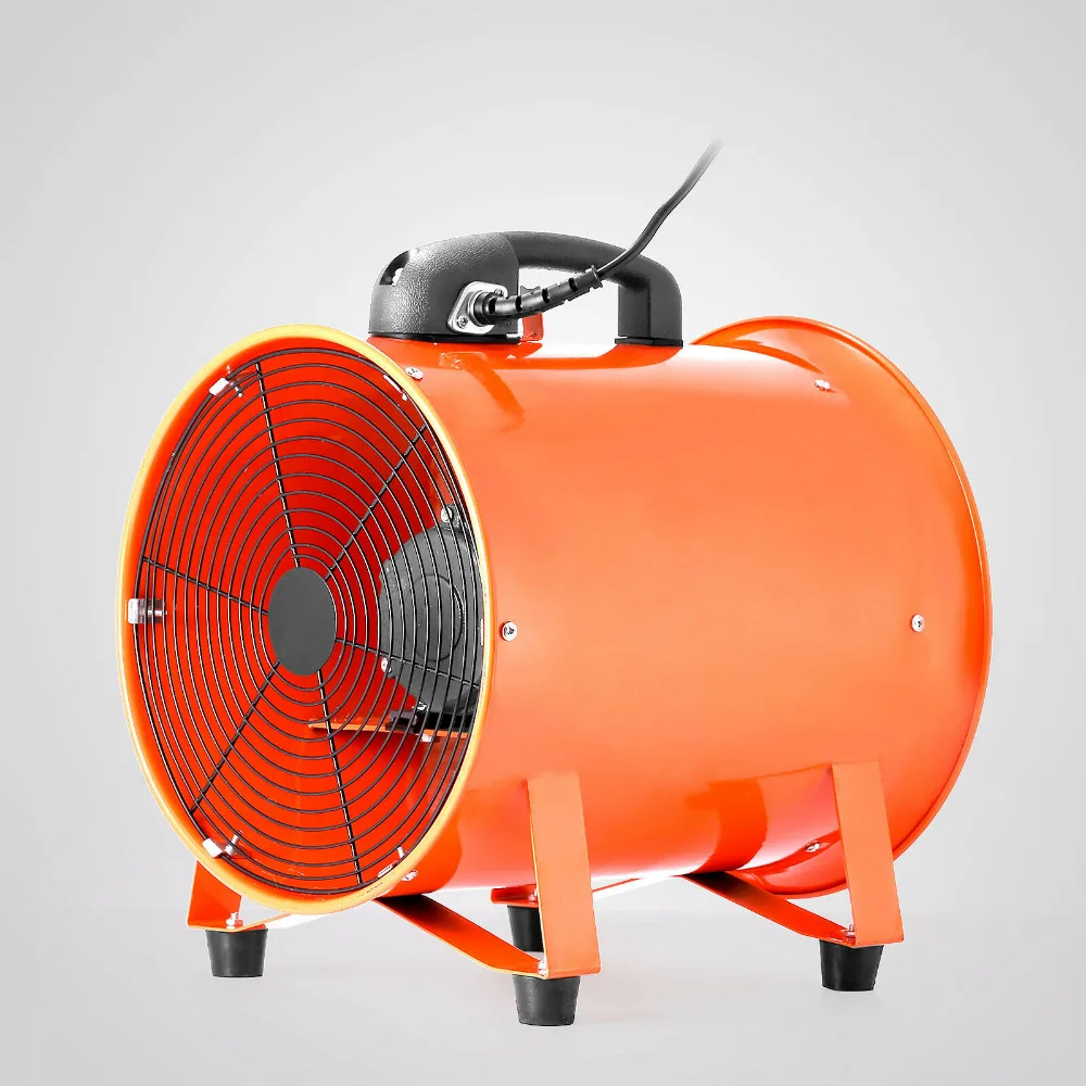 VEVOR 1" портативный промышленный осевой вытяжной вентилятор цех вытяжной вентилятор 250 мм с бесплатной доставкой в Европу