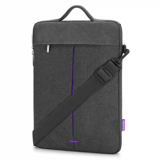 DOMISO 11 13 14 дюймов Водонепроницаемый чехол для ноутбука сумка через плечо сумка для ноутбука Портфель - Цвет: purple Inset
