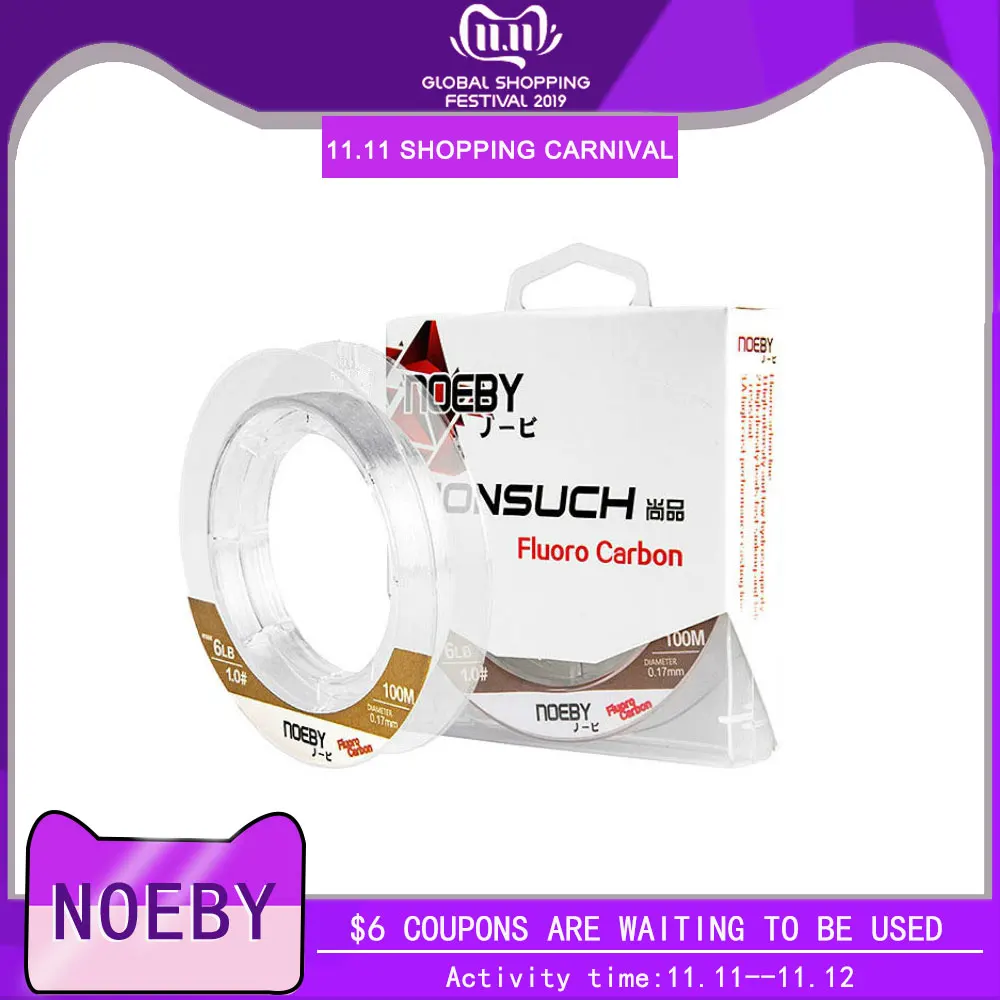 NOEBY не такая рыболовная леска 100 м/150 м фторуглеродная монофиль Ангел лидер