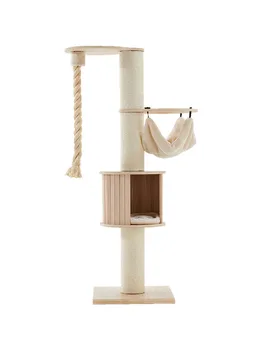 

Thick and thick large cat climbing rack firm and stable cat nest cat tree integrated cat Villa scratch resistant wear-resistant