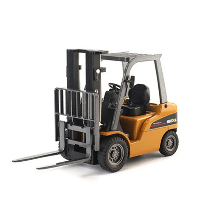 High-quality construction vehicle model toys,1:50 metal excavator, forklift, dump truck model,1:50 vehicle collection 3
