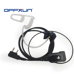 Baofeng – écouteurs à Tube d'air, casque à 2 broches K, conduit acoustique Transparent, pour Baofeng UV5R 888S 5RE F8 666 777S GT 3, nouveau 