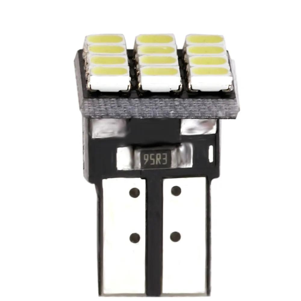 10 шт. Автомобильная дверь с электроприводом Свет T10 1206-12SMD инструмент огни номерной знак свет Добро пожаловать лампа 12 В Белый