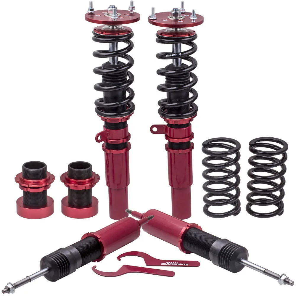 Adj. Комплект демпферов высоты для BMW 3 E91 E90 2006-2013 полный комплект Coilover Shocks Red |