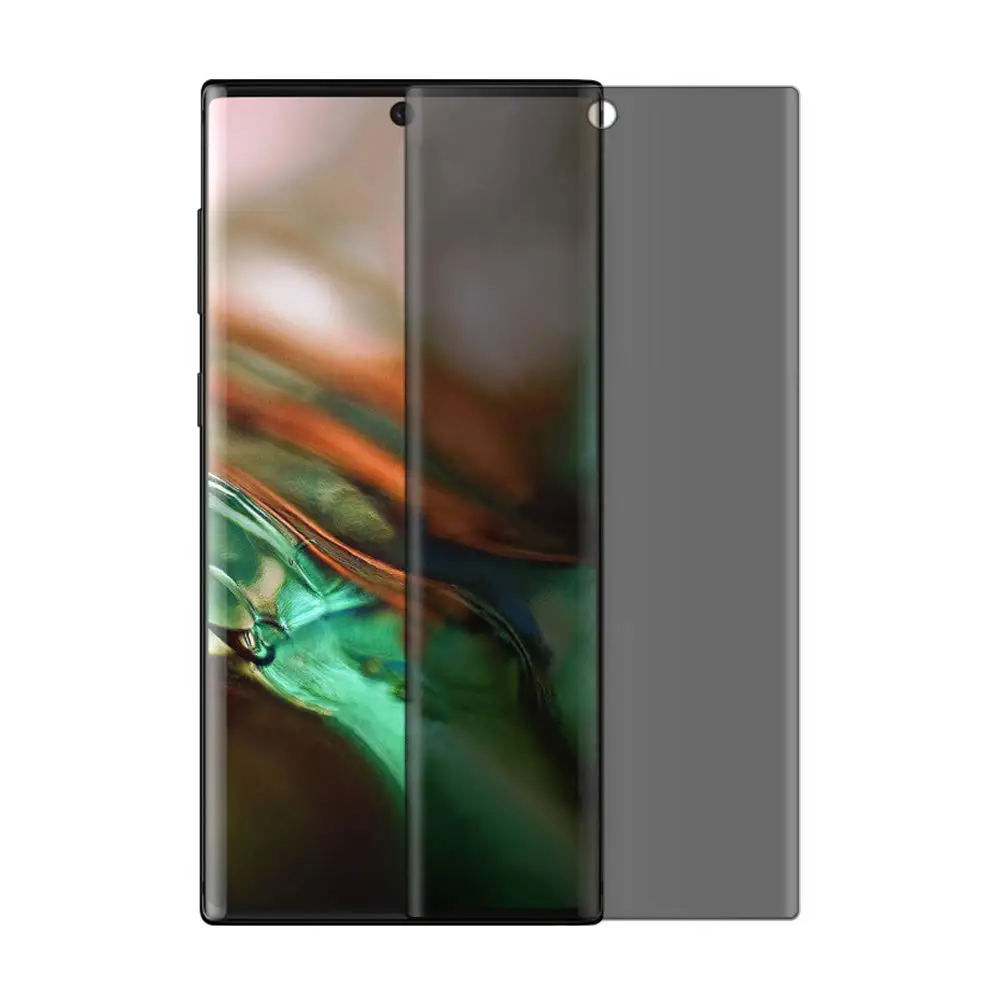 9H 20D закаленное стекло с полным покрытием для SAMSUNG Galaxy Note10 S10 PLUS S10+ Note 10 Pro Анти шпионская защитная пленка