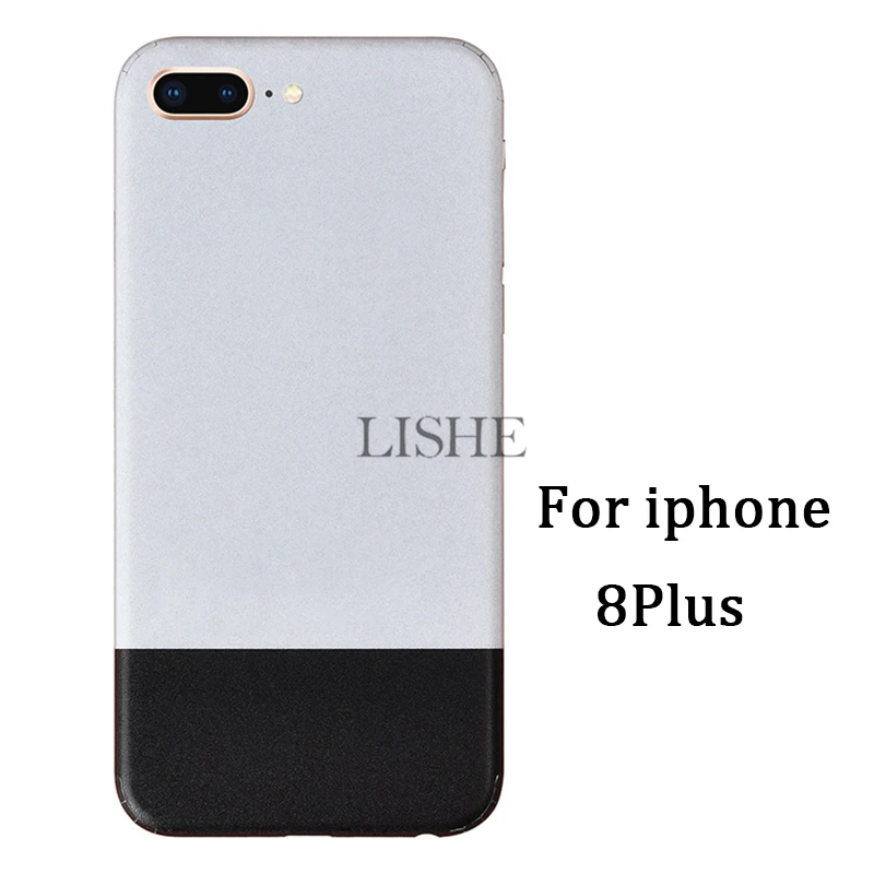 Классическое поколение 1St шаблон телефон наклейка для iPhone 6 6S 7 8 Skins для iPhone X Xs XR Xs Max 6 7 8 Plus полная задняя пленка наклейка - Цвет: For iPhone 8 Plus