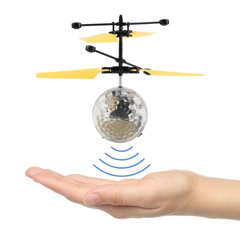 Подвеска вертолет Летающий подарок для детей необычное образование ручной сенсор взаимодействие самолет игрушка детский Камуфляжный мяч Летающий игрушка