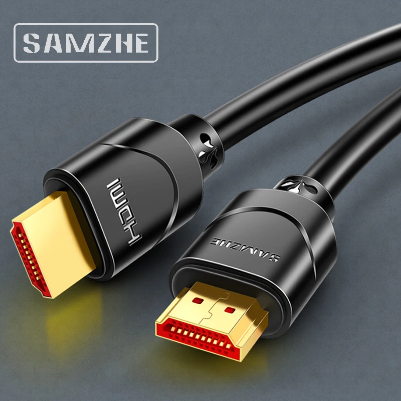 HDMI кабель от SAMZHE 4K 50/60Hz 2 0 для Slim Case Apple IPhone ТВ PS3 проектор HD ЖК дисплей компьютерные