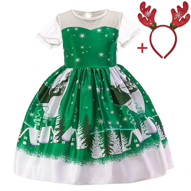 Карнавальные костюмы платья для девочек;нарядное платье для девочки;,платье принцессы для девочек;новогодний костюм для девочки;подружка невесты свадебное праздничное платье для девочки;детские платья,3,4,6,8,9,10 лет - Цвет: Green