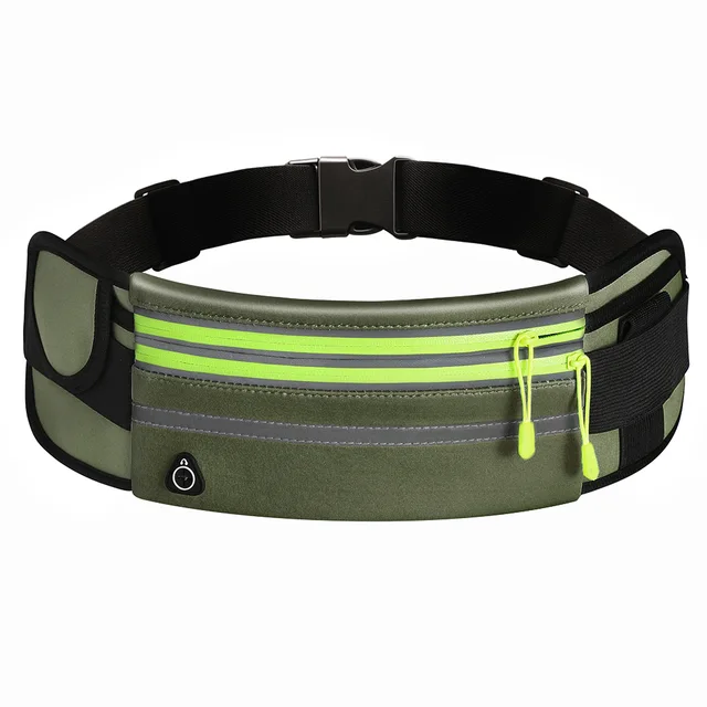 Running Bag Women Waist bag Belt bag Men Sports Fanny Pack Mobile Phone Bag Gym Running Cell Phone Jogging Run Cycling Bag army green 2