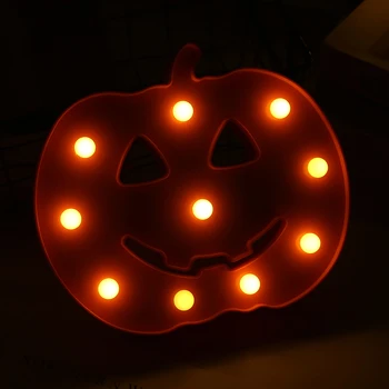 

Led Fairy Festival Battery Powered Pumpkin Shape Decorations Halloween Night Lamp Bedroom Easy Use Warm Light Party Home Toy