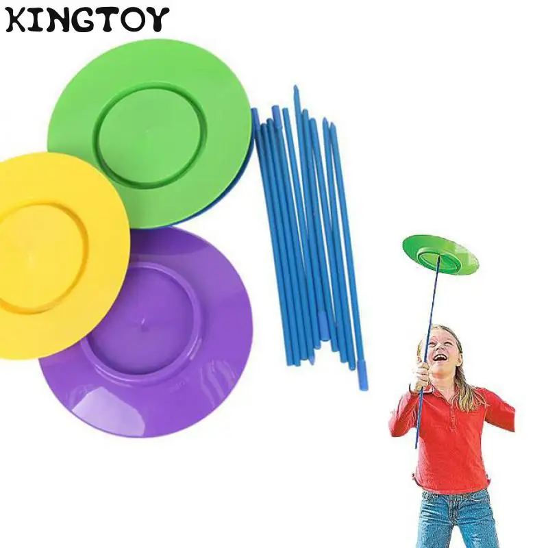 

3 Set Spin Juggling Plates Acrobatic Turntable Boomerang Toy Flying Disc Indoor Outdoor Games Toys 1707960