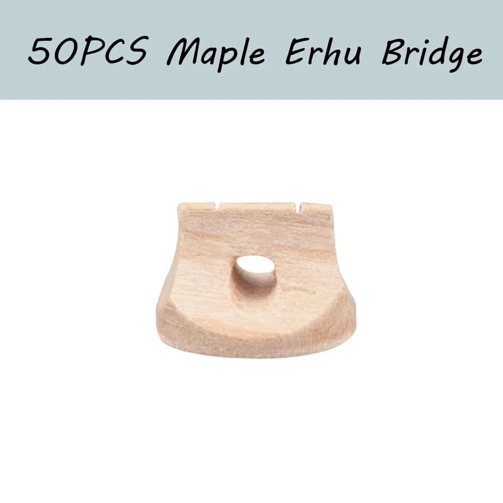 

50PCS Chinese Erhu Code Standard Maple Erhu Instrument Bridge Mazi