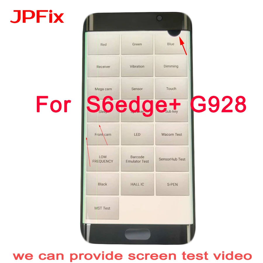 JPFix для Samsung S6 edge + Plus G928 ЖК дисплей экран стекло дигитайзер панель в сборе Pantalla