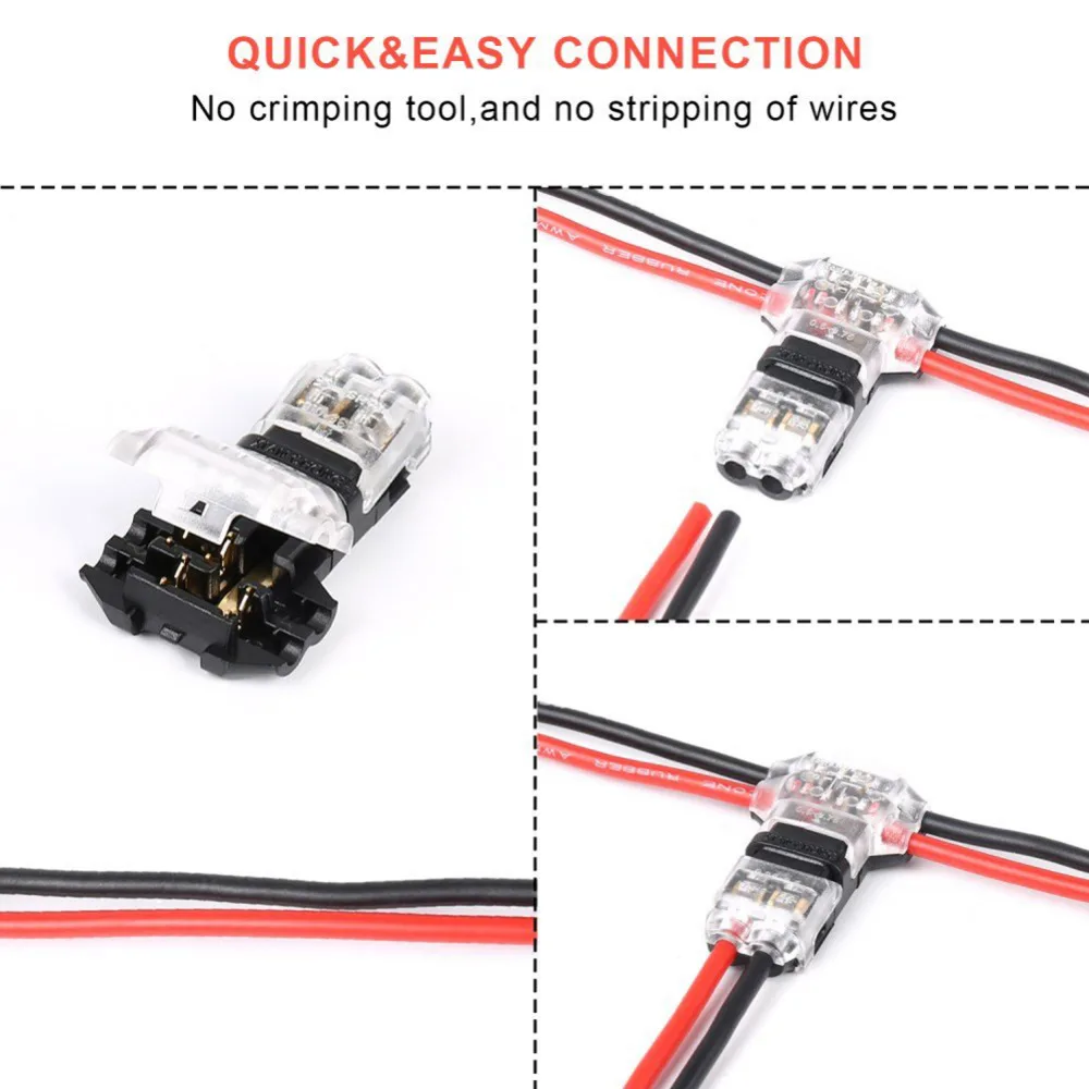 5 шт./компл. 2 Pin 2 Way dc/ac 300v 10a Универсальный компактный провод разъем проводки T Форма проводника клеммный блок с рычагом