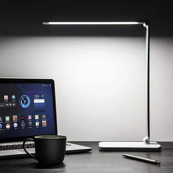

Stepless Dimmable Desk Reading Light Foldable Rotatable Touch Switch LED Table Lamp Eye-protect Charging Port Timing Desk Lamp