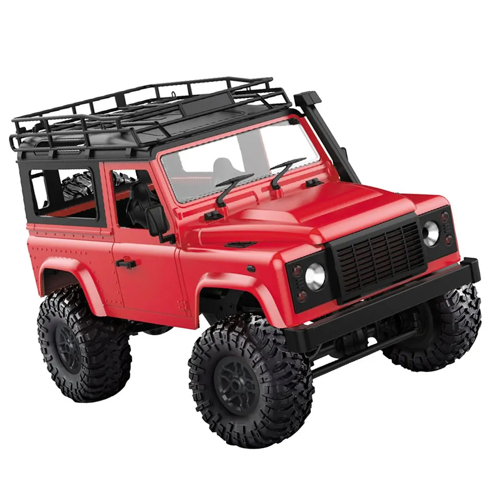 1:12 MN-90 радиоуправляемая гусеничная машина 2,4G 4WD с дистанционным управлением большая ножка внедорожный гусеничный военный автомобиль модель RTR Дистанционное управление грузовик игрушки - Цвет: Red