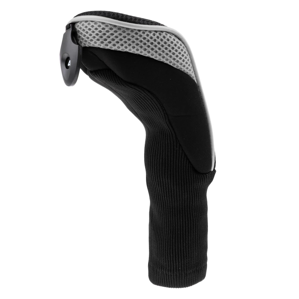 Golf Hybrid Club Head Covers with Interchangeable No. Tag (3, 4, 5, 7, X) UT Head Cover