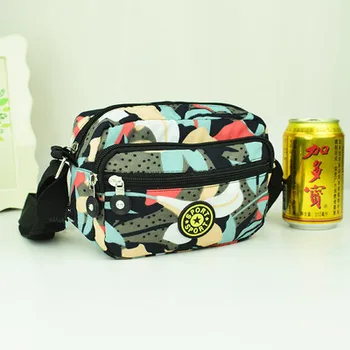 

2020 new Korean mini storage wallet oblique fashion Oxford cloth anti-splashing shopping travel beach shoulder bag