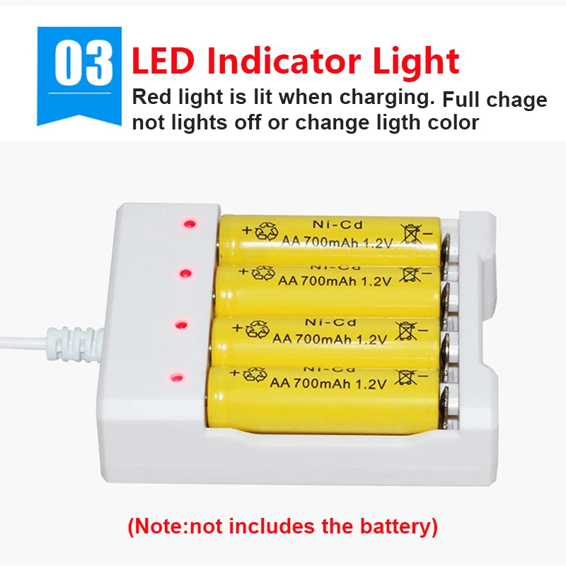 Универсальное зарядное устройство с USB выходом 4 слота|Зарядные устройства| |