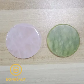 

EONBEAUT Round Jade Stone False Eyelash Extension Glue Adhesive Pallet Pad Holder for Eyelashes Extensions Glue Makeup Tool