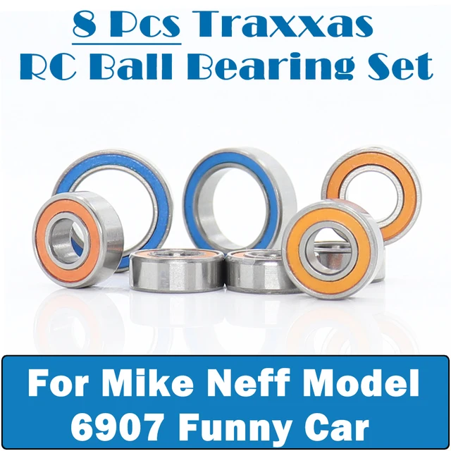 Ball Bearing Kit For Traxxas Mike Neff Model 6907 Funny Car