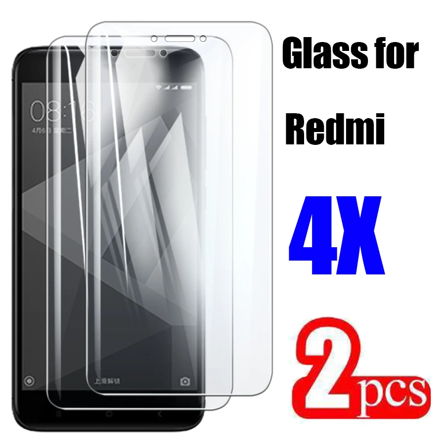 Защитное стекло закаленное для xiaomi redmi 4x 2 упаковки|Защитные стёкла и плёнки| |
