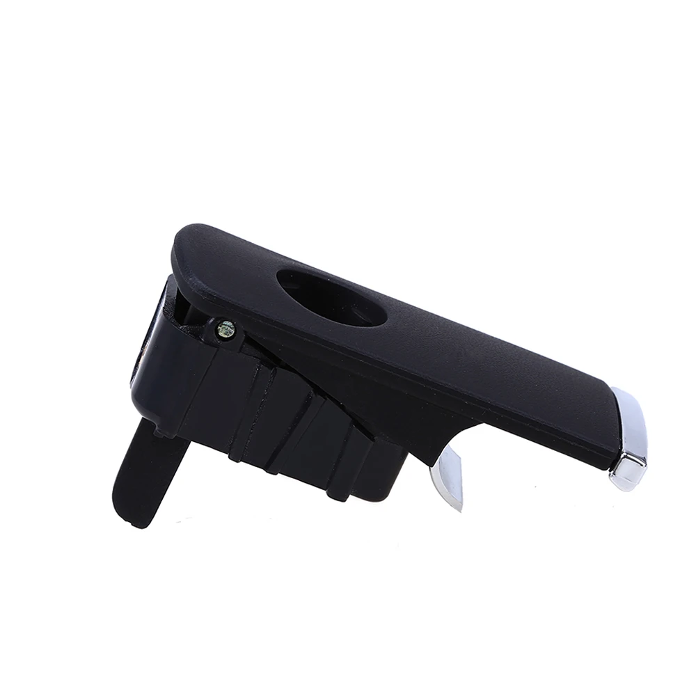 black Glove Box Lid Handle Open/Lock Puller Glove Box Pull Cover with Hole for A4 B6 B7 2002-2007 8E1857131 - Цвет: black
