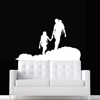 

Hiking Mountain Climbing Wall Sticker Vinyl Climber Wall Decals Decor Mural Home Decoration Extreme Sports Climbing Car Decal