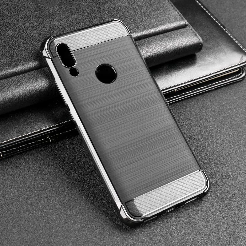 

Carbon Fiber Cases For Xiaomi Redmi Note 7 Case Redmi Note 8 Pro Funda Coque Back Phone Cover TPU Protective Redmi Note8 Note7