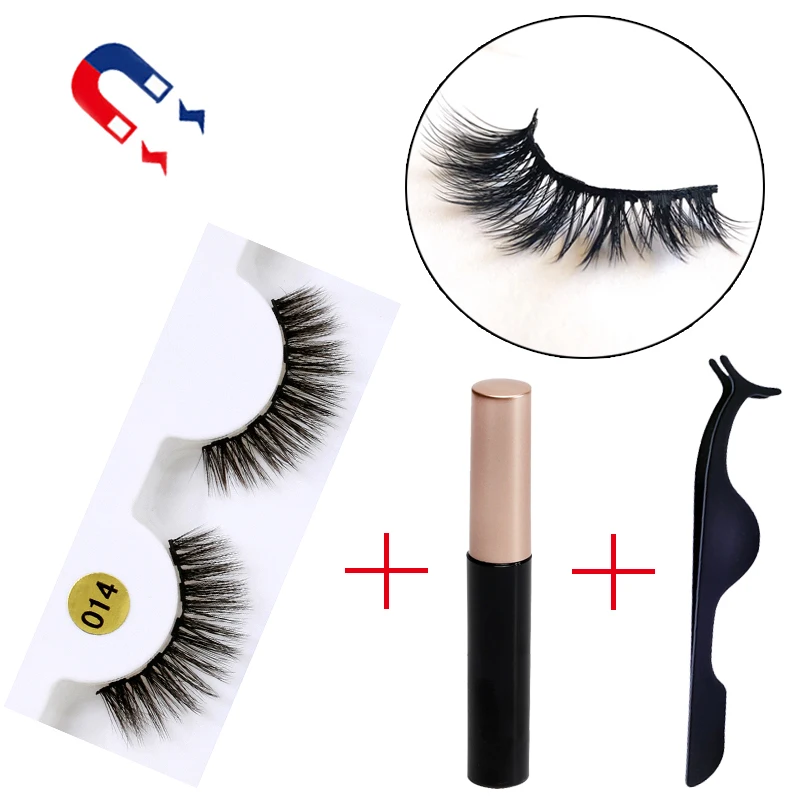 

5 Magnet Eyelash Magnetic Liquid Eyeliner Magnetic False Eyelashes Tweezer Set Waterproof Long Lasting Eyelash Extension Tools