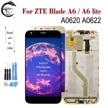 

LCD With Frame For ZTE Blade A6 / A6 lite A0620 A0622 Full LCD Display Touch Screen Digitizer Sensor Assembly A6 A6lite Display