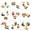 2-3pcs/set Rainbow LGBT Brooch Cartoon Heart Flag Sheep Mouse Enamel Pins Lesbians Gays Pride Badge Lover Clothes Lapel Pin Gift ► Photo 2/6